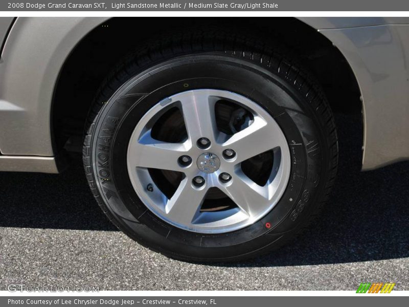 Light Sandstone Metallic / Medium Slate Gray/Light Shale 2008 Dodge Grand Caravan SXT