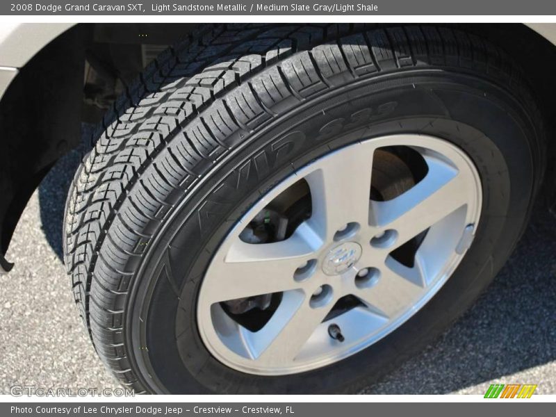 Light Sandstone Metallic / Medium Slate Gray/Light Shale 2008 Dodge Grand Caravan SXT