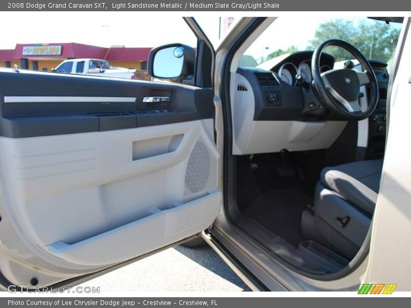 Light Sandstone Metallic / Medium Slate Gray/Light Shale 2008 Dodge Grand Caravan SXT