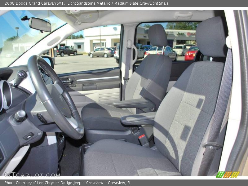 Light Sandstone Metallic / Medium Slate Gray/Light Shale 2008 Dodge Grand Caravan SXT