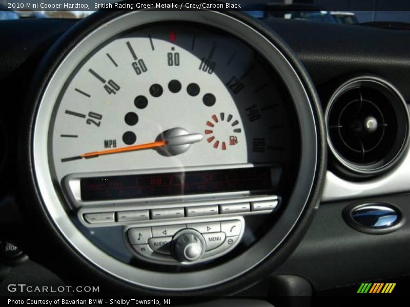 British Racing Green Metallic / Grey/Carbon Black 2010 Mini Cooper Hardtop