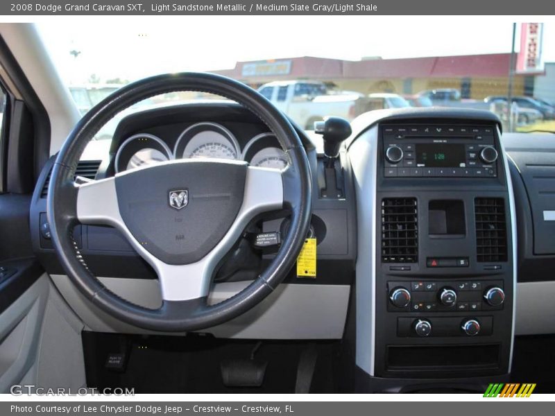 Light Sandstone Metallic / Medium Slate Gray/Light Shale 2008 Dodge Grand Caravan SXT