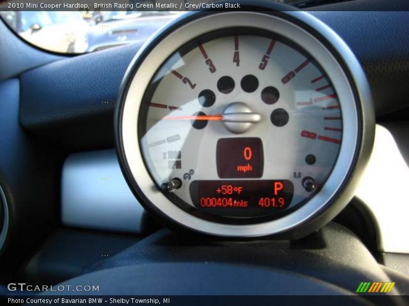 British Racing Green Metallic / Grey/Carbon Black 2010 Mini Cooper Hardtop