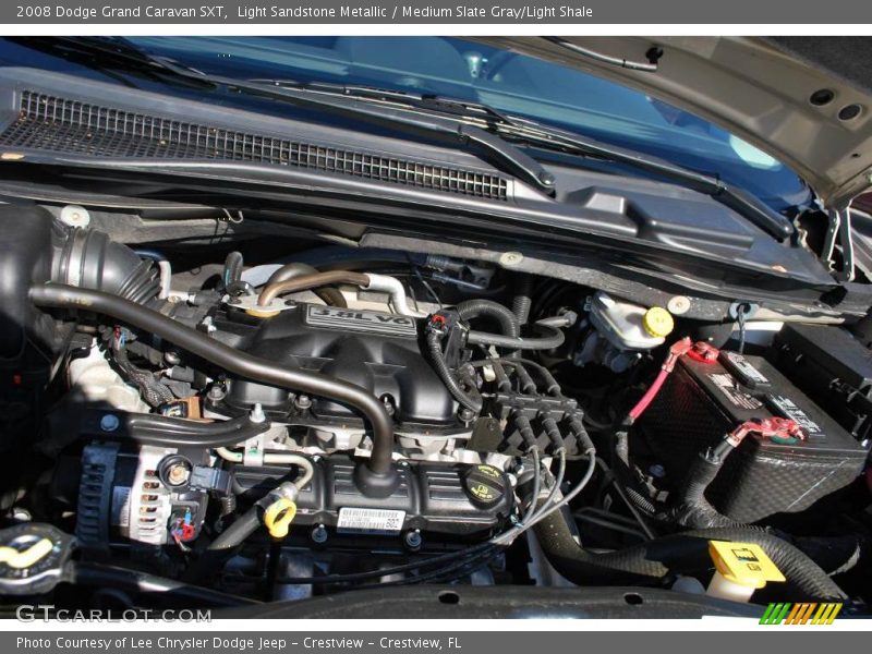 Light Sandstone Metallic / Medium Slate Gray/Light Shale 2008 Dodge Grand Caravan SXT