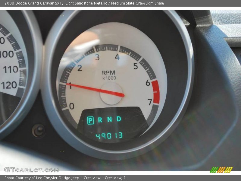 Light Sandstone Metallic / Medium Slate Gray/Light Shale 2008 Dodge Grand Caravan SXT