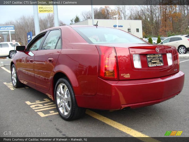 Infrared / Cashmere 2007 Cadillac CTS Sport Sedan