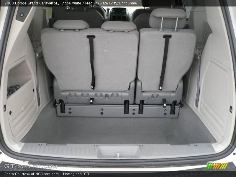 Stone White / Medium Slate Gray/Light Shale 2008 Dodge Grand Caravan SE