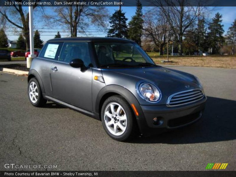 Dark Silver Metallic / Grey/Carbon Black 2010 Mini Cooper Hardtop