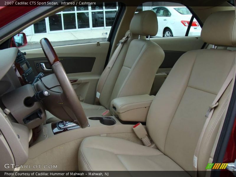 Infrared / Cashmere 2007 Cadillac CTS Sport Sedan