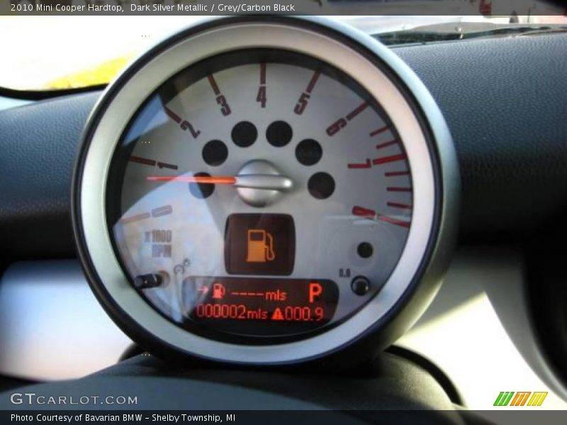 Dark Silver Metallic / Grey/Carbon Black 2010 Mini Cooper Hardtop