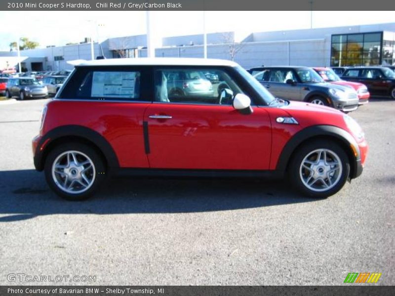 Chili Red / Grey/Carbon Black 2010 Mini Cooper S Hardtop