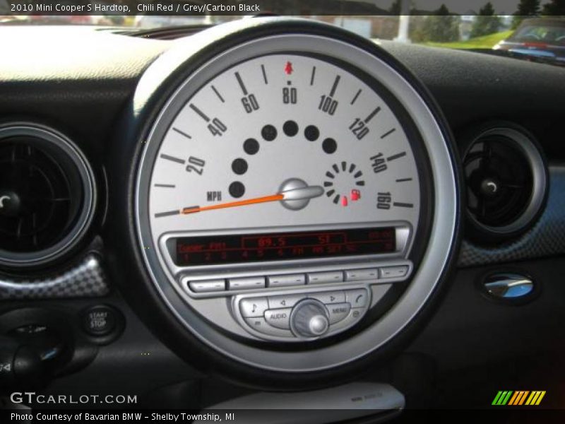 Chili Red / Grey/Carbon Black 2010 Mini Cooper S Hardtop