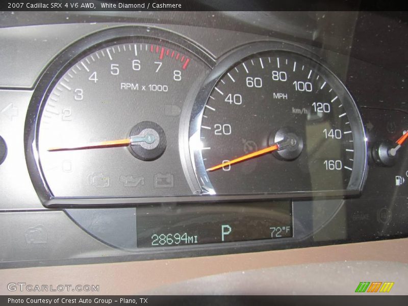 White Diamond / Cashmere 2007 Cadillac SRX 4 V6 AWD