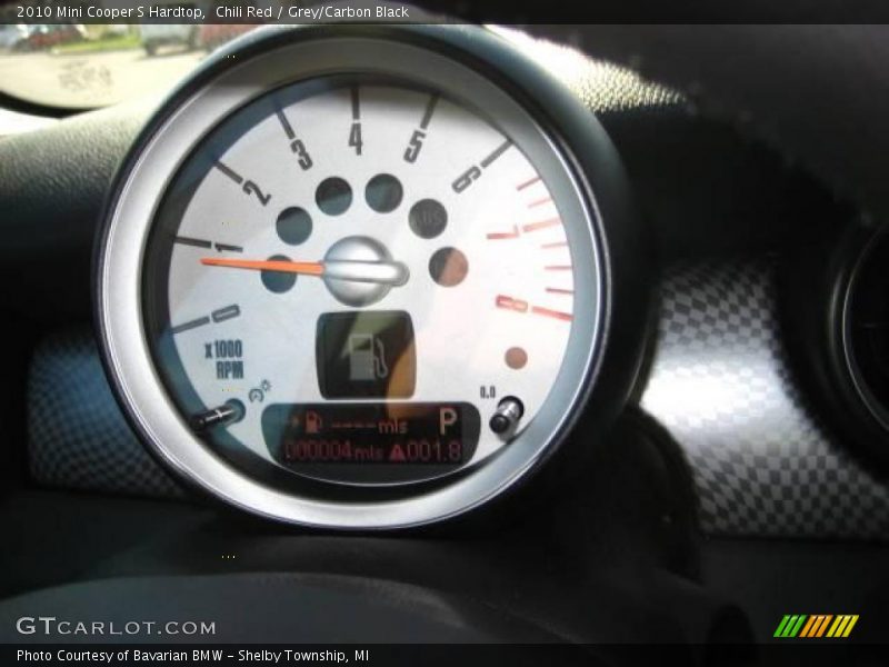 Chili Red / Grey/Carbon Black 2010 Mini Cooper S Hardtop