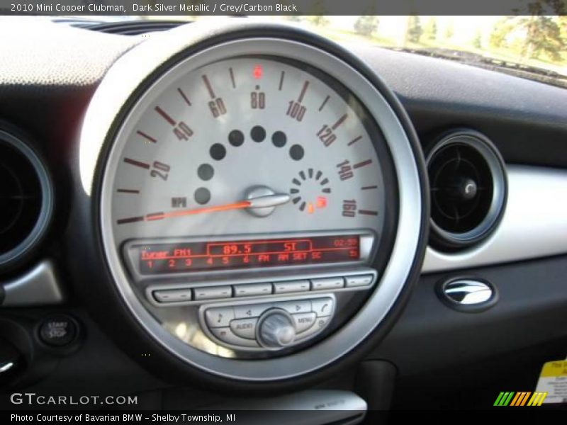 Dark Silver Metallic / Grey/Carbon Black 2010 Mini Cooper Clubman