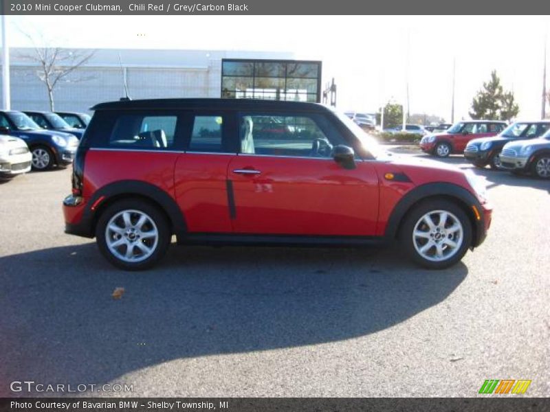 Chili Red / Grey/Carbon Black 2010 Mini Cooper Clubman