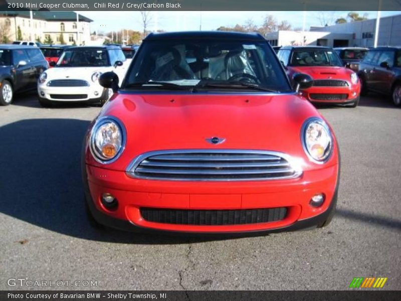 Chili Red / Grey/Carbon Black 2010 Mini Cooper Clubman