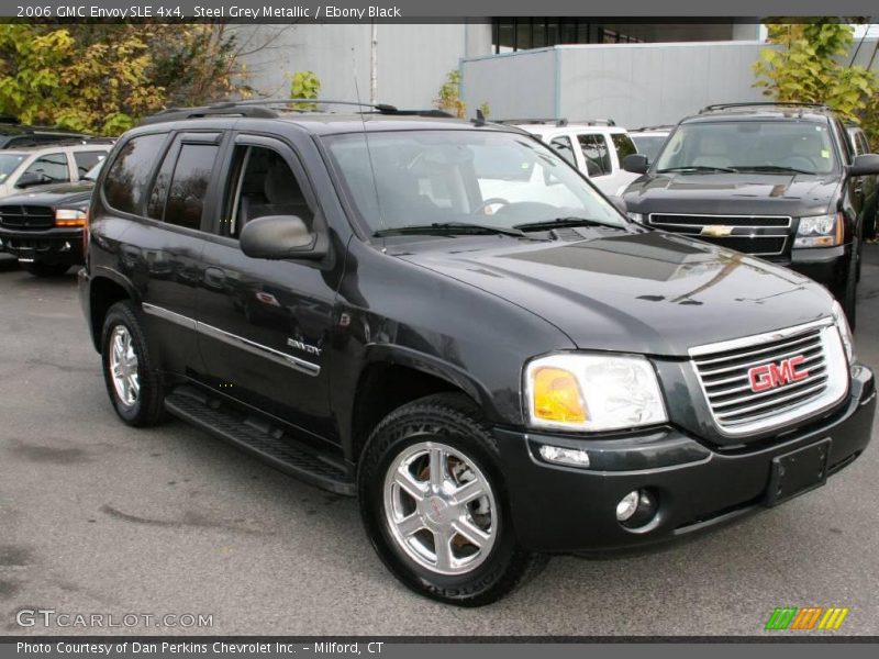 Steel Grey Metallic / Ebony Black 2006 GMC Envoy SLE 4x4