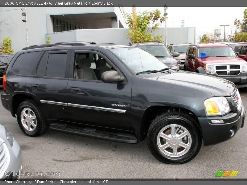 Steel Grey Metallic / Ebony Black 2006 GMC Envoy SLE 4x4