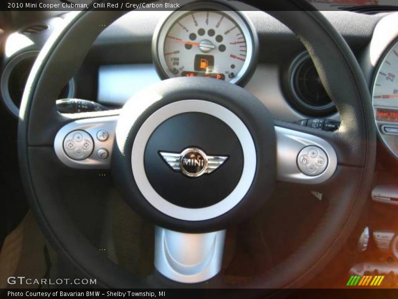 Chili Red / Grey/Carbon Black 2010 Mini Cooper Clubman