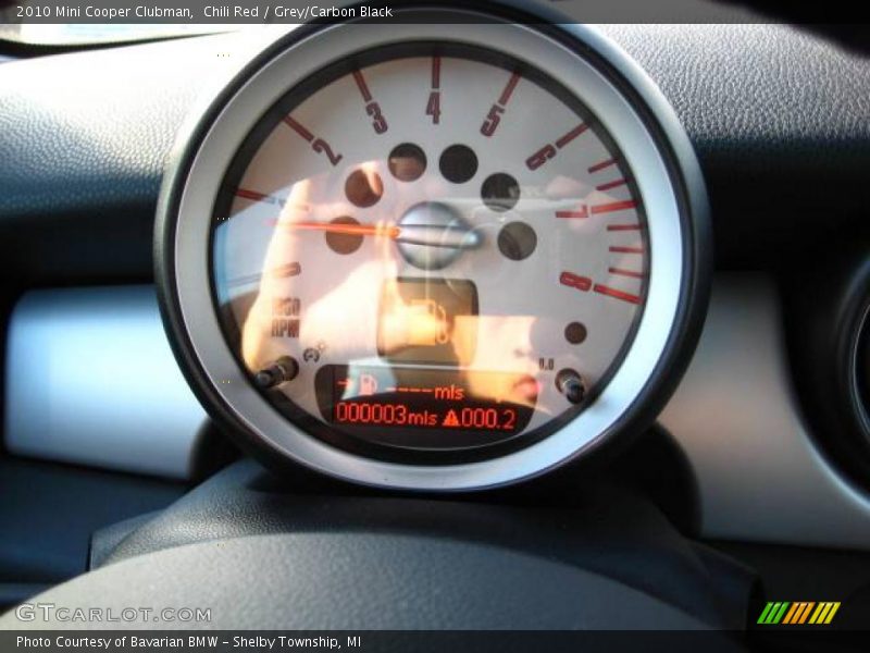 Chili Red / Grey/Carbon Black 2010 Mini Cooper Clubman