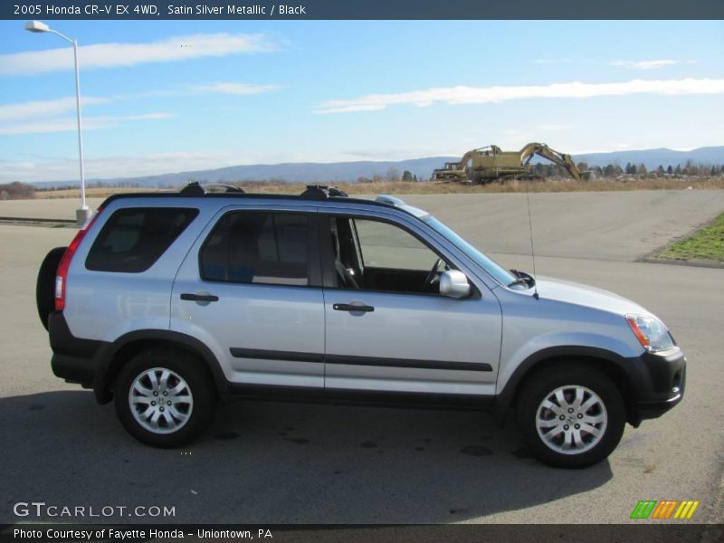 Satin Silver Metallic / Black 2005 Honda CR-V EX 4WD