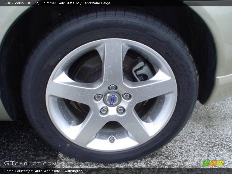 Shimmer Gold Metallic / Sandstone Beige 2007 Volvo S80 3.2