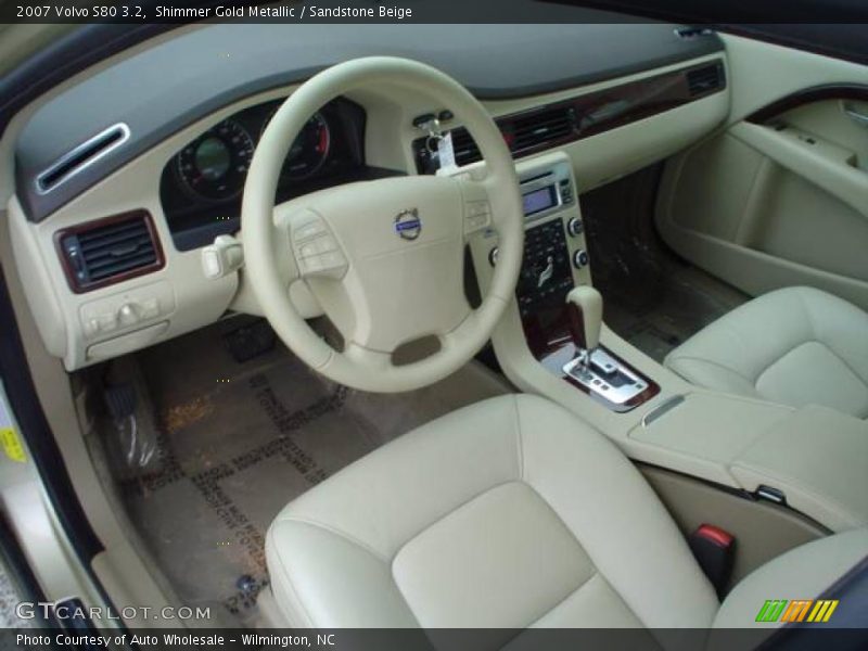 Shimmer Gold Metallic / Sandstone Beige 2007 Volvo S80 3.2