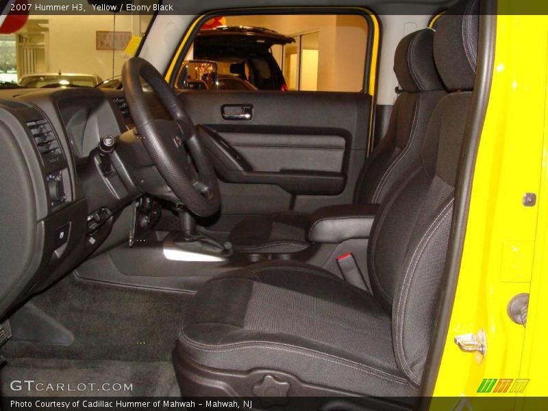 Yellow / Ebony Black 2007 Hummer H3