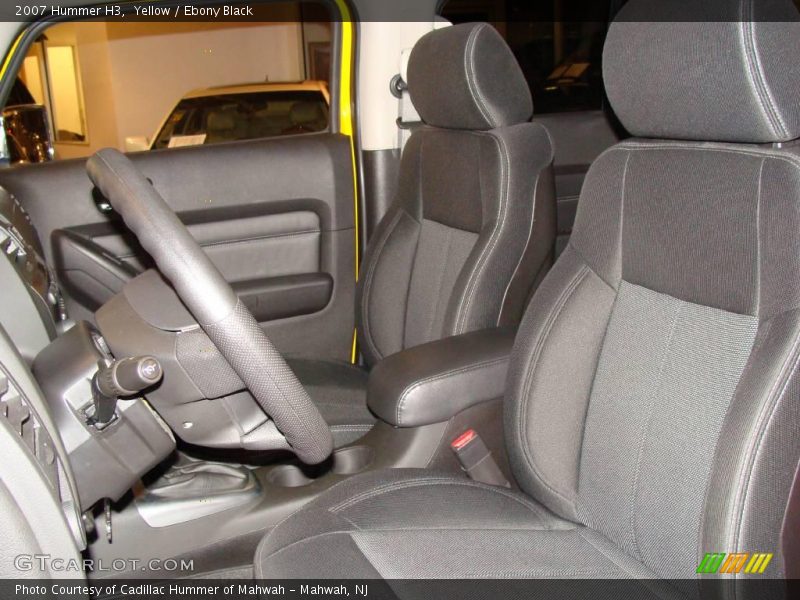 Yellow / Ebony Black 2007 Hummer H3