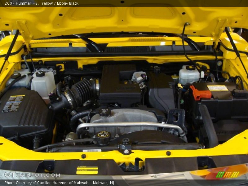 Yellow / Ebony Black 2007 Hummer H3