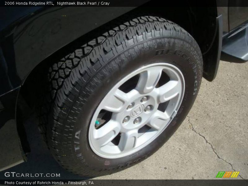 Nighthawk Black Pearl / Gray 2006 Honda Ridgeline RTL