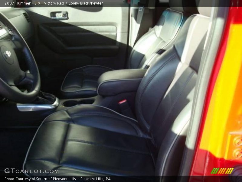 Victory Red / Ebony Black/Pewter 2007 Hummer H3 X