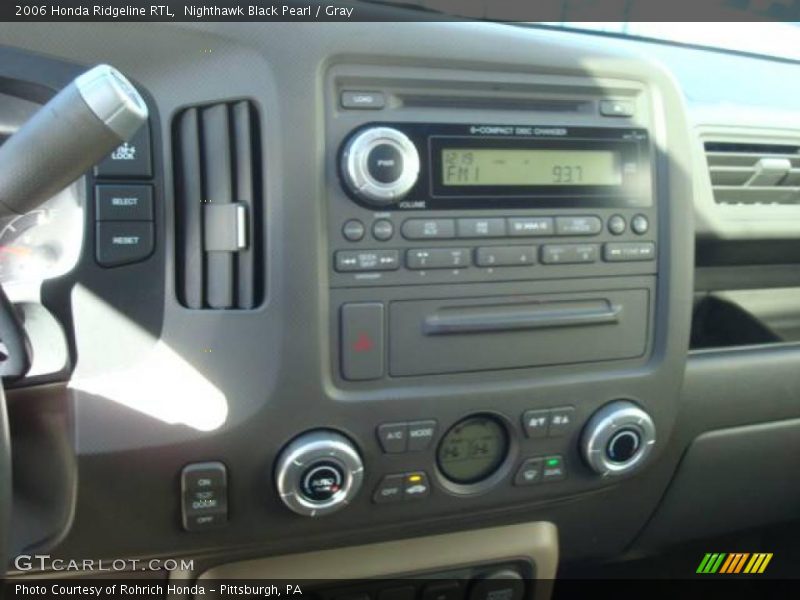 Nighthawk Black Pearl / Gray 2006 Honda Ridgeline RTL