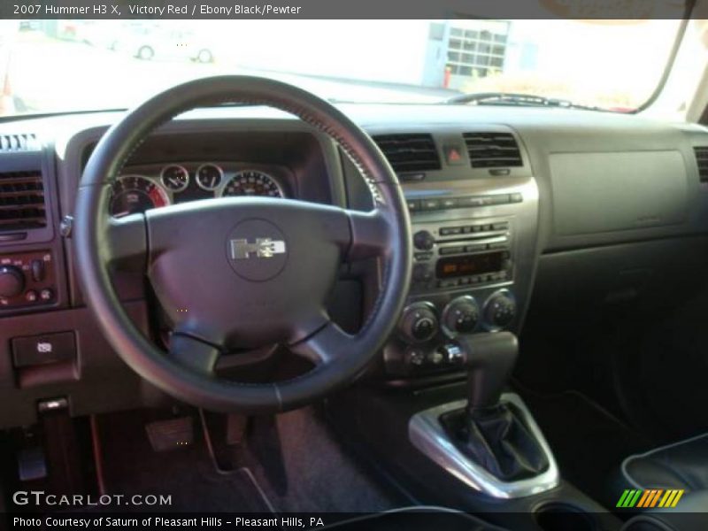 Victory Red / Ebony Black/Pewter 2007 Hummer H3 X