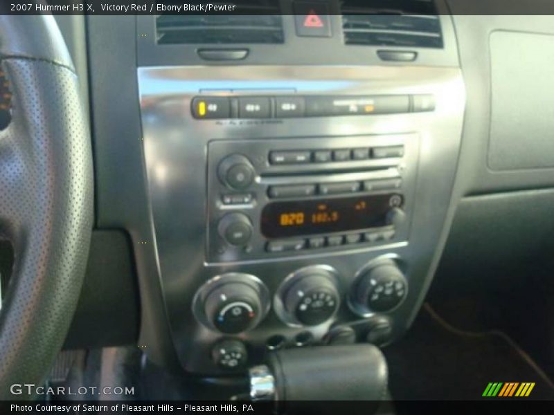 Victory Red / Ebony Black/Pewter 2007 Hummer H3 X
