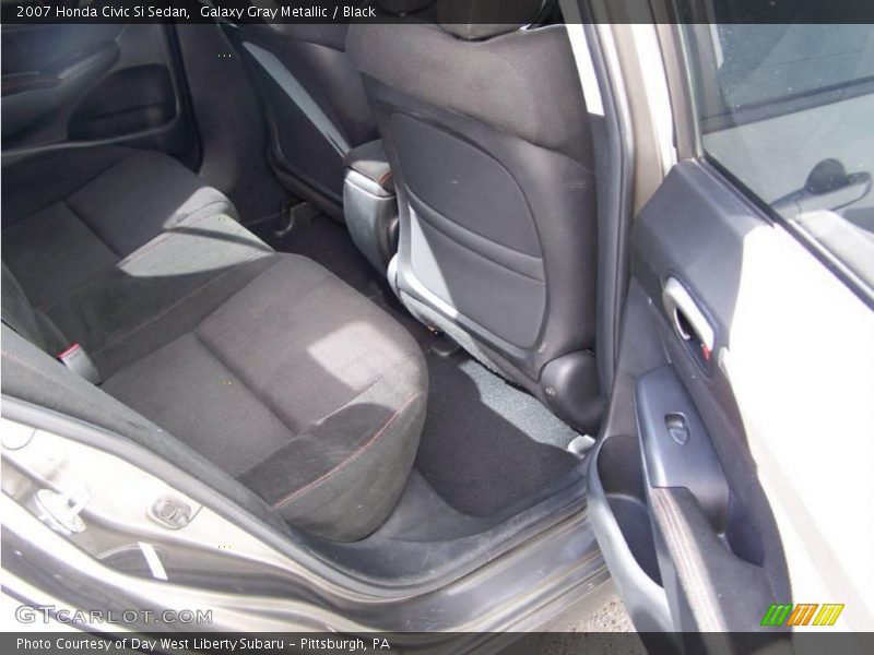 Galaxy Gray Metallic / Black 2007 Honda Civic Si Sedan