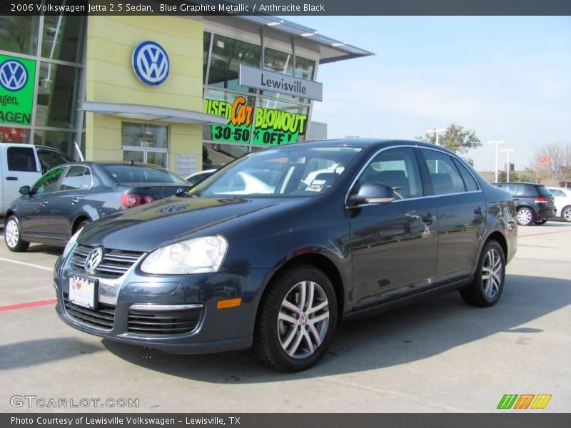Blue Graphite Metallic / Anthracite Black 2006 Volkswagen Jetta 2.5 Sedan