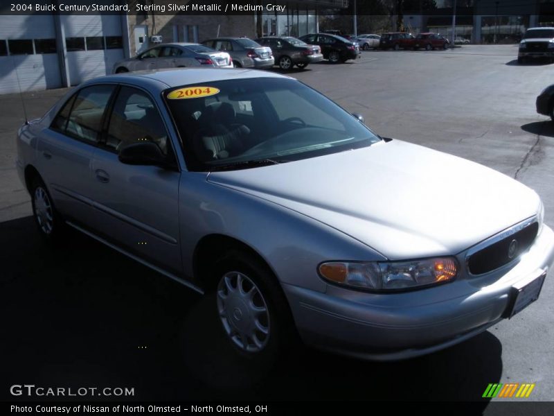 Sterling Silver Metallic / Medium Gray 2004 Buick Century Standard