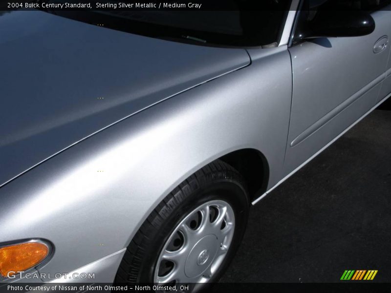 Sterling Silver Metallic / Medium Gray 2004 Buick Century Standard