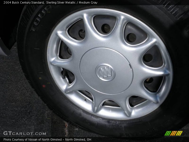 Sterling Silver Metallic / Medium Gray 2004 Buick Century Standard