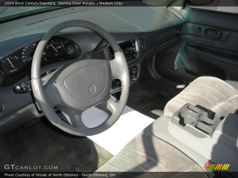 Sterling Silver Metallic / Medium Gray 2004 Buick Century Standard