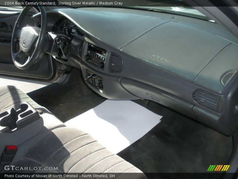 Sterling Silver Metallic / Medium Gray 2004 Buick Century Standard