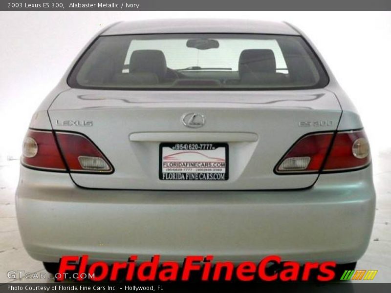 Alabaster Metallic / Ivory 2003 Lexus ES 300