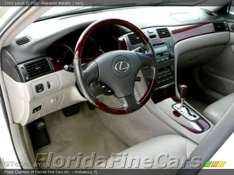 Alabaster Metallic / Ivory 2003 Lexus ES 300
