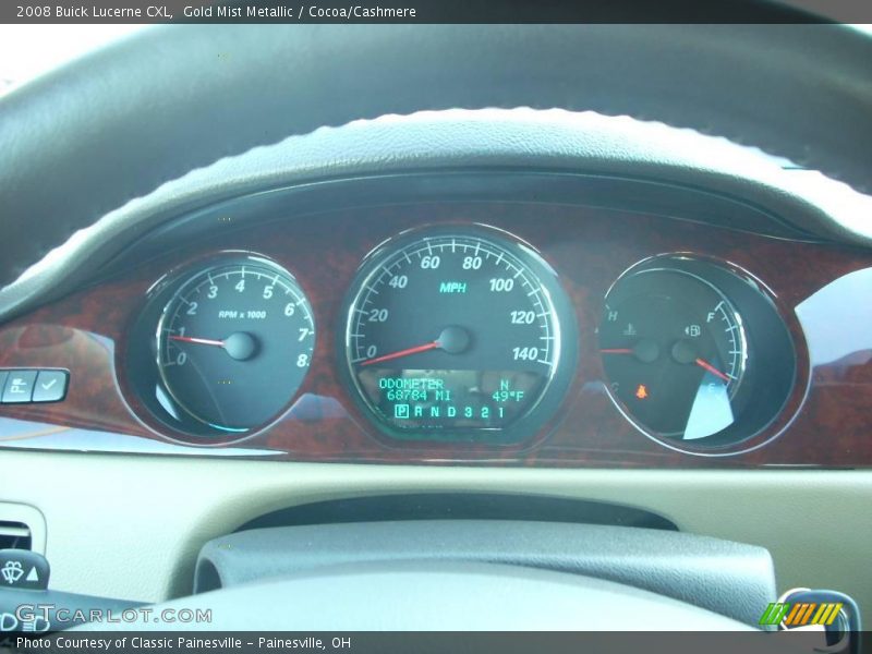 Gold Mist Metallic / Cocoa/Cashmere 2008 Buick Lucerne CXL