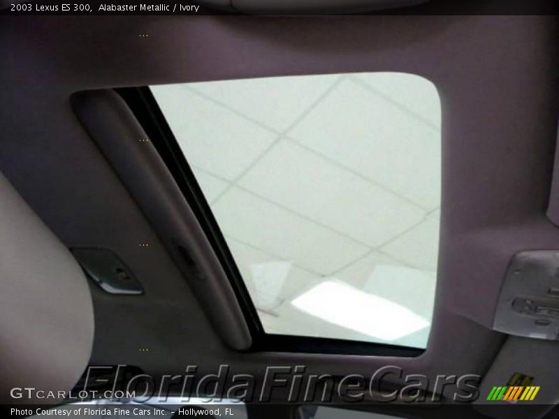 Alabaster Metallic / Ivory 2003 Lexus ES 300