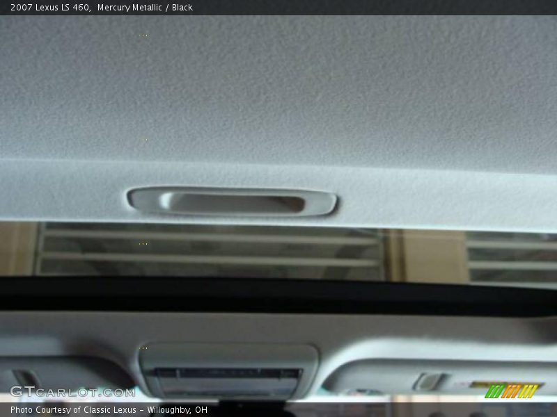 Mercury Metallic / Black 2007 Lexus LS 460