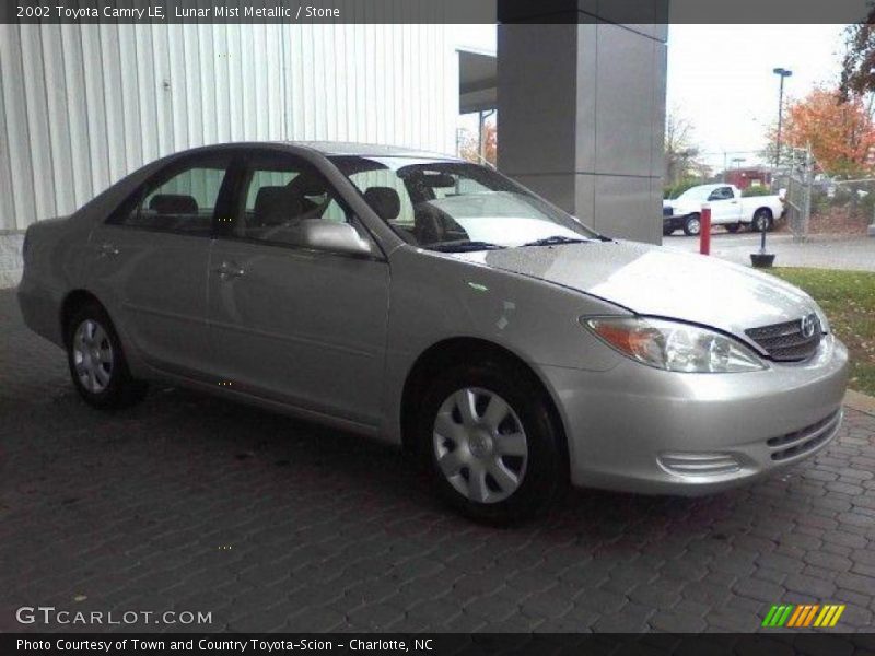 Lunar Mist Metallic / Stone 2002 Toyota Camry LE