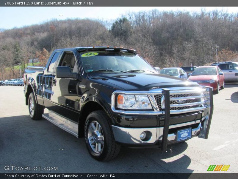 Black / Tan 2006 Ford F150 Lariat SuperCab 4x4